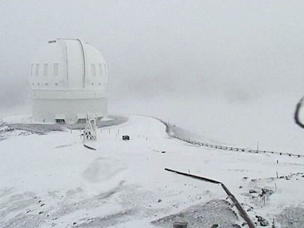 Hawaii snow