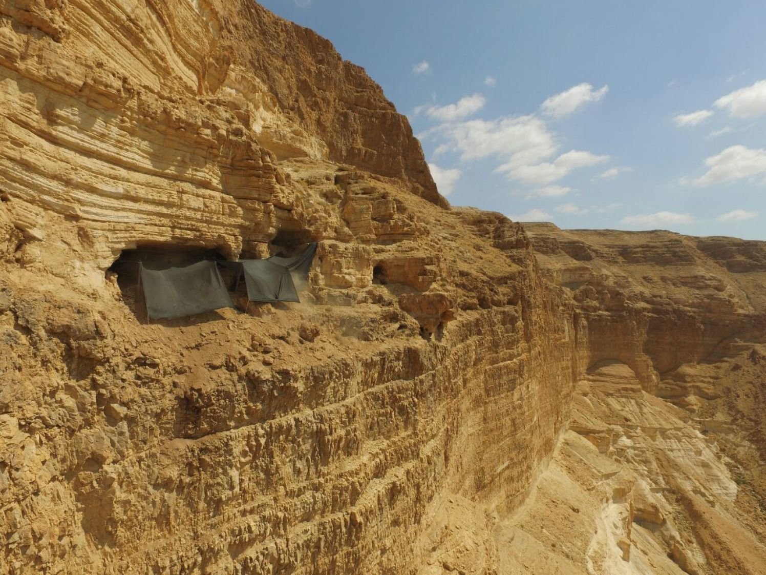 The Cave of Skulls in the Judean Desert