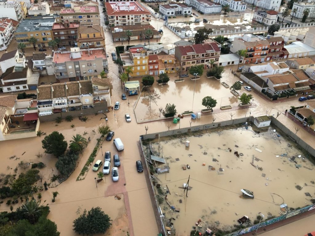 Los Alcazares floods, Spain, December 2016.