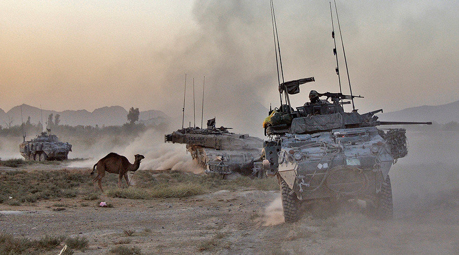 Royal Canadian Regiment Battle Group, during an operation in Kandahar Province