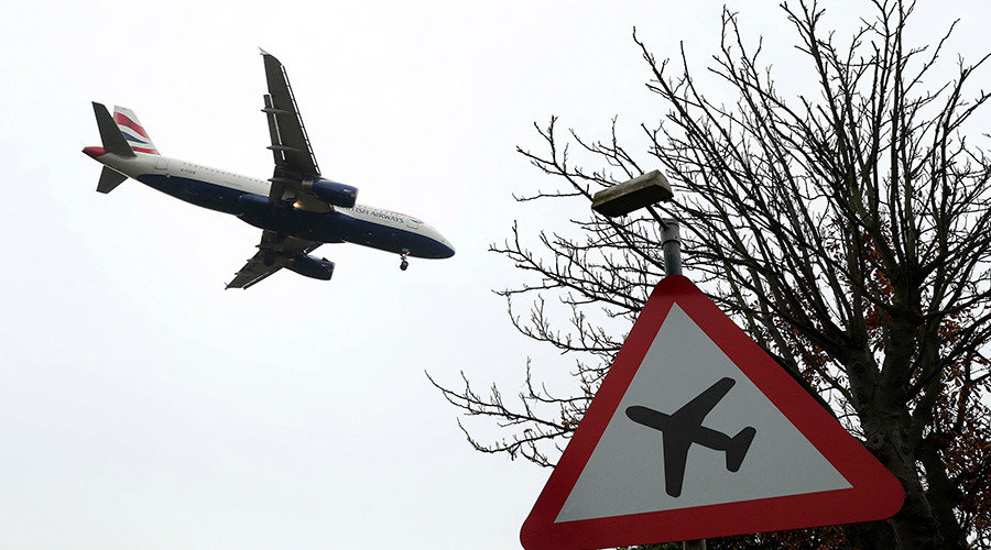 terrorist warning UK plane