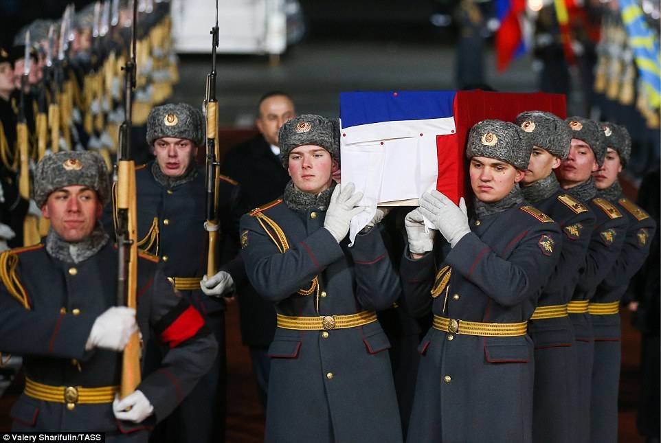 Click to enlarge body of Karlov was taken to Vnukovo International Airport