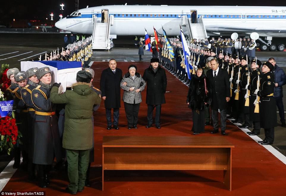 Click to enlarge Marina was accompanied by Russia's Foreign Minister Sergei Lavrov