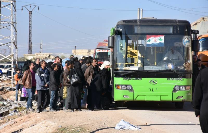 Click to enlarge aleppo evacuation bus
