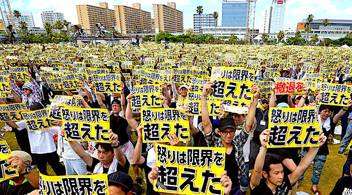 Click to enlarge Okinawa rally