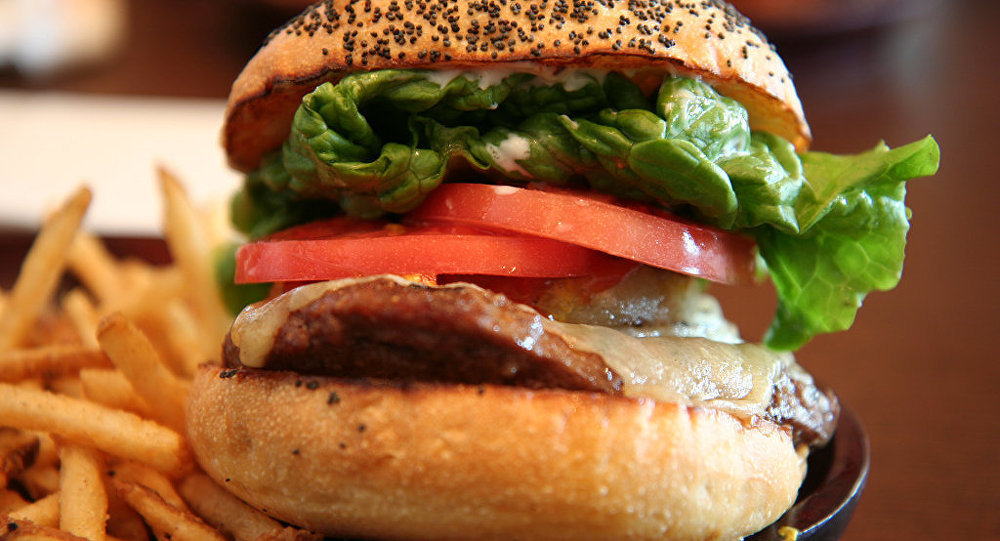 Hamburger, junk food