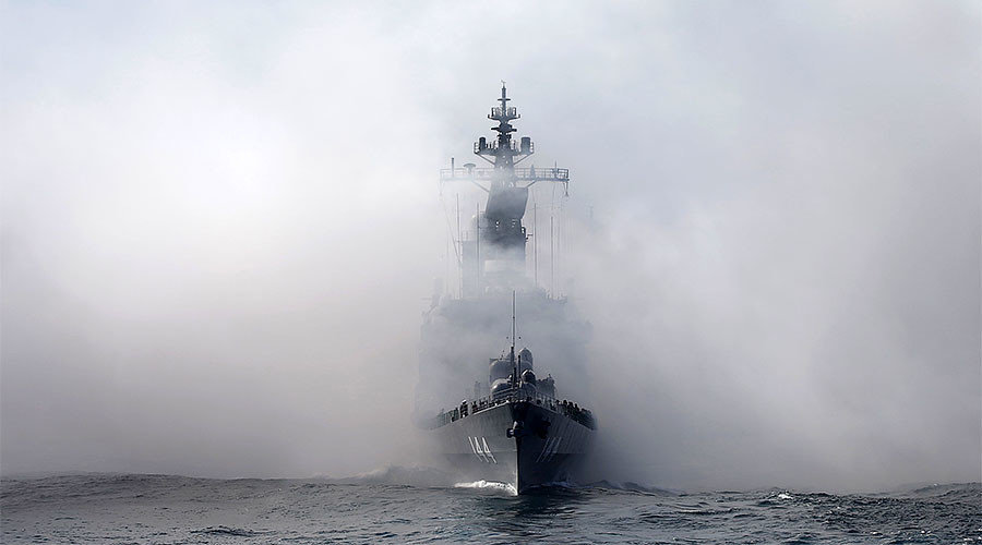 Click to enlarge Japan's Maritime Self-Defense Force (JMSDF) destroyer Kurama