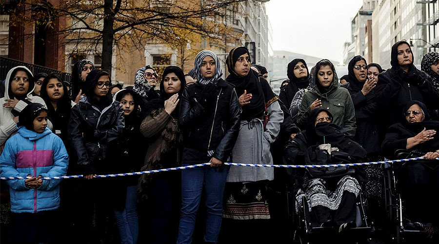 Muslim protesters