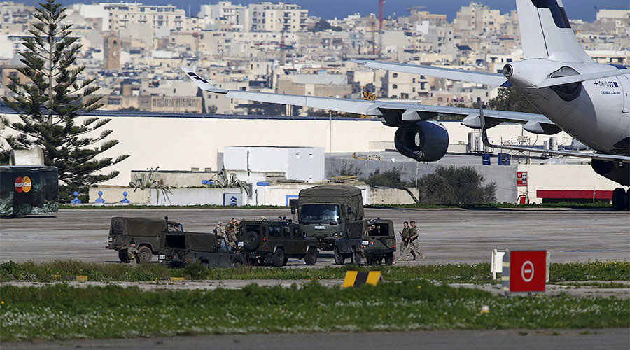 Click to enlarge malta airport hijacking