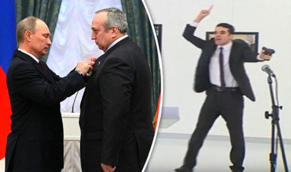 Putin and Andrei Karlov,