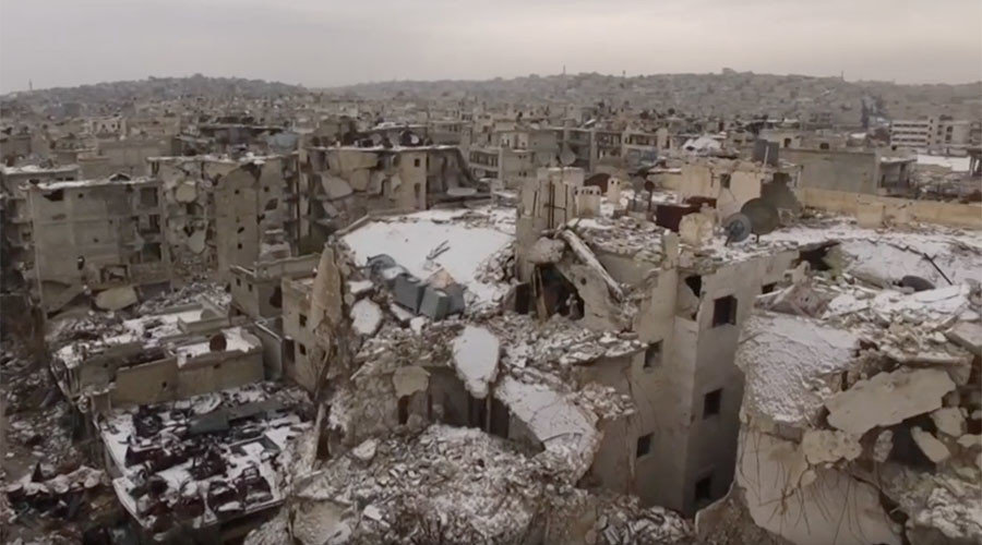 Snow in Aleppo