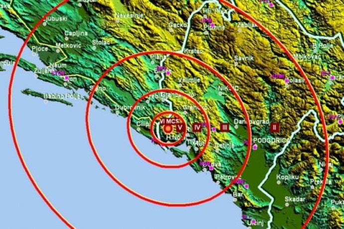 earthquake map