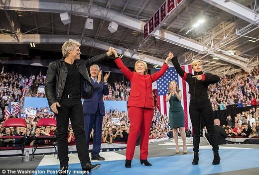 hillary gaga jovi