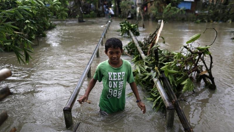 More than 218,000 people fled their homes and spent Christmas Day in evacuation centres
