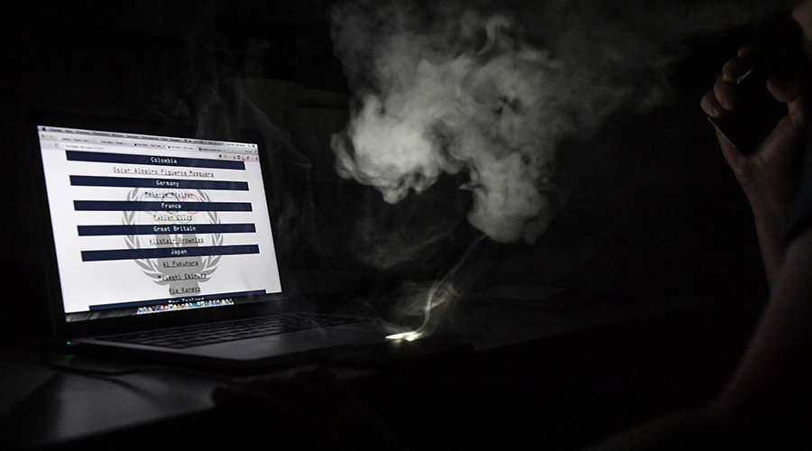 Smoking computer hacker