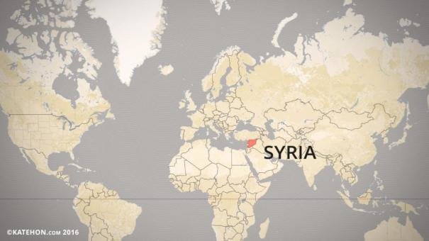 world map syria