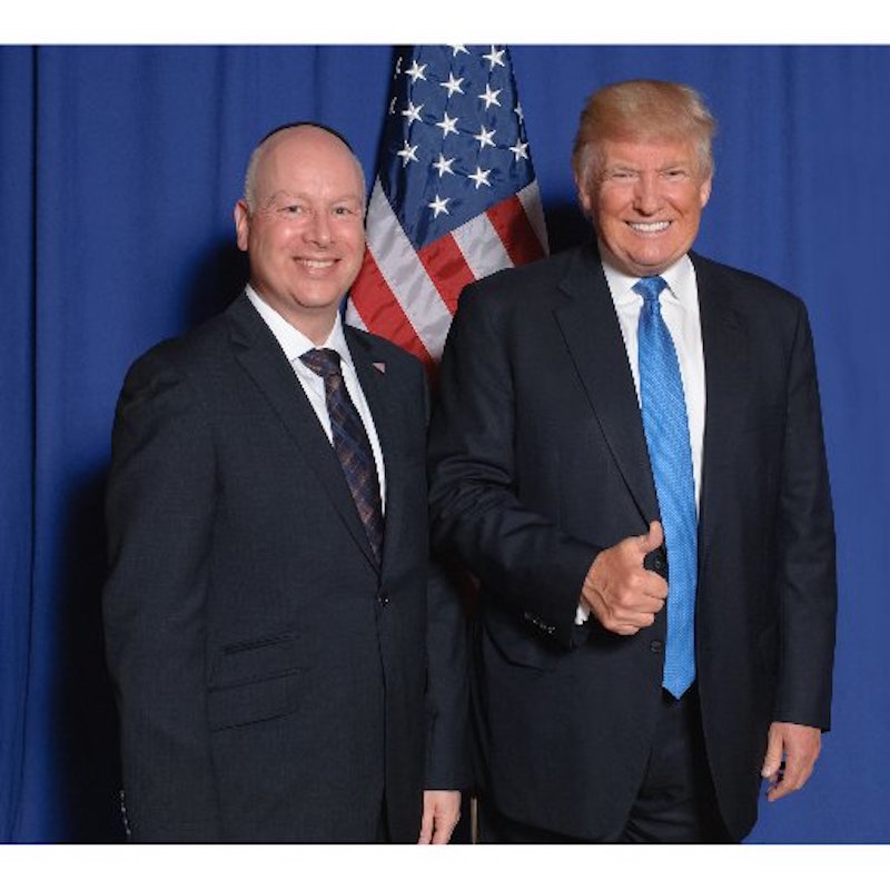 Jason Greenblatt and Donald Trump