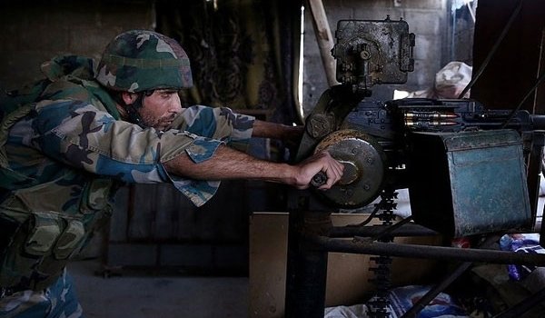 Click to enlarge Syrian army soldier