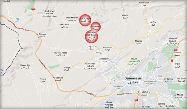 Syria battle map