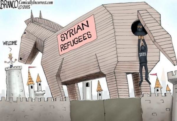 Syrian refugees trojan horse
