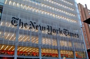 New York Times building in New York City