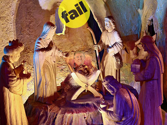 Trump as Jesus