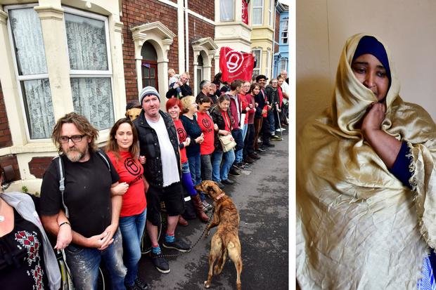 neighbors prevent revenge eviction UK, Nimo Abdullahi threat eviction