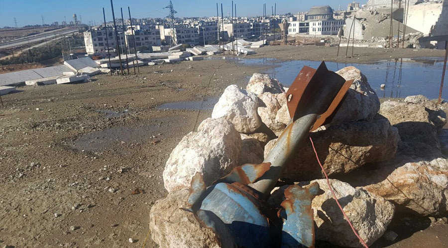 Missile in Aleppo