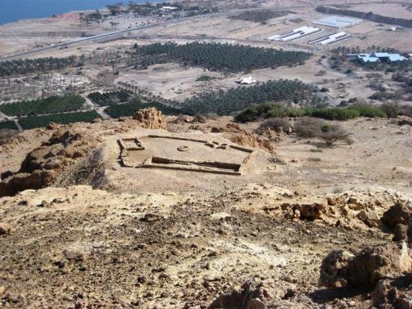 Excavated temple of Ein Gedi 
