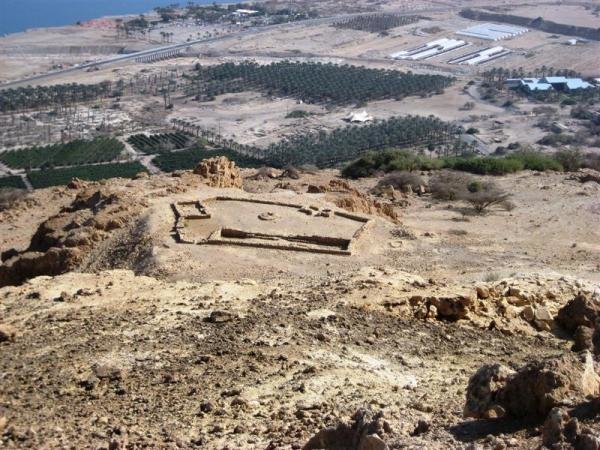 Click to enlarge Excavated temple of Ein Gedi