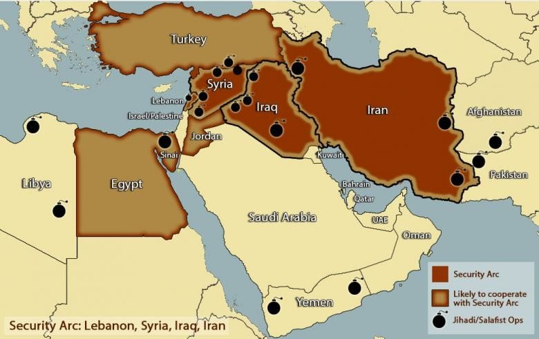 Middle East map