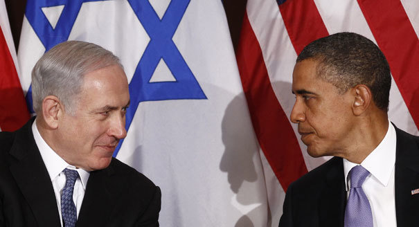 Click to enlarge Netanyahu and Obama