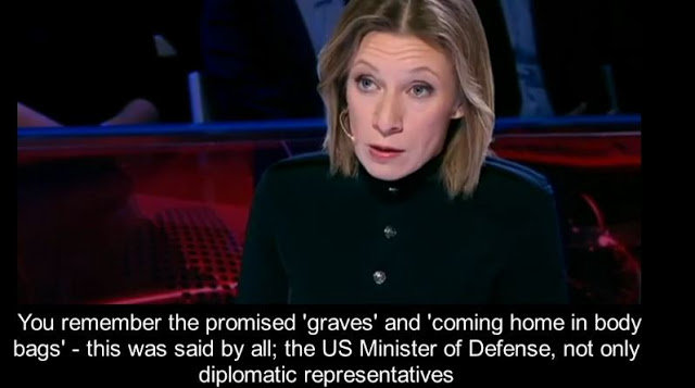 Russian FM spokeswoman Maria Zakharova