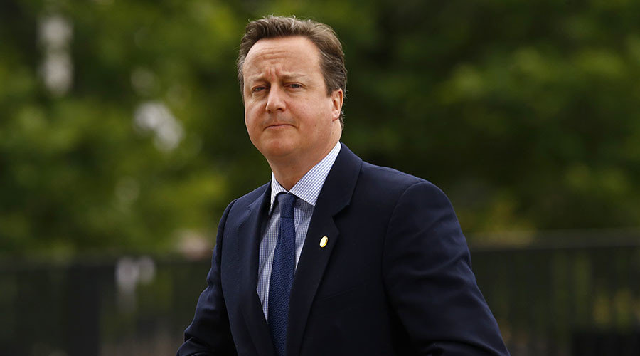 Former British Prime Minister David Cameron