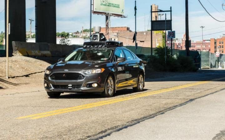 Uber driverless cars 