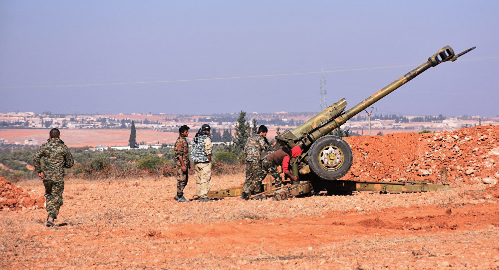 Syrian pro-government fighters