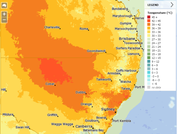 Sydney heatwave
