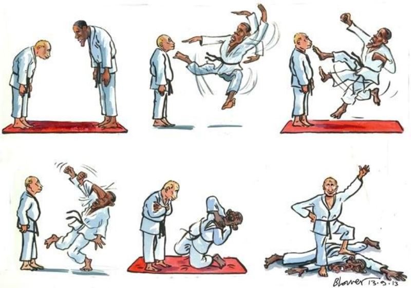 Click to enlarge putin obama judo