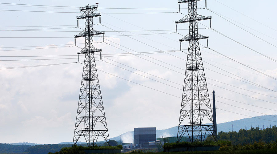 Power line towers