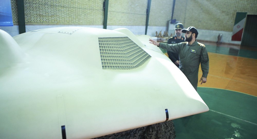 American drone captures by Iran