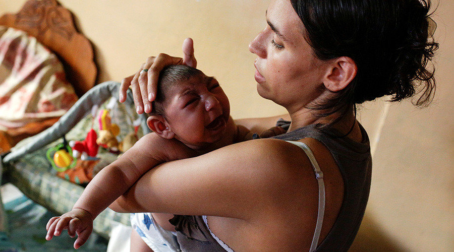 Click to enlarge Zika virus baby