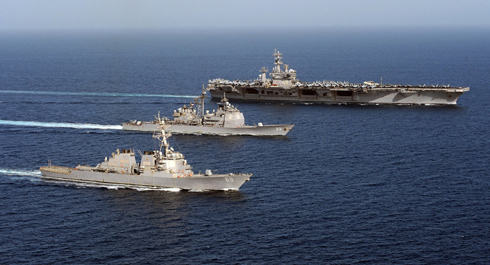 US aircraft carrier group