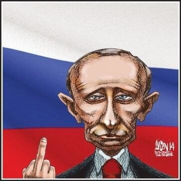 Putin political cartoon