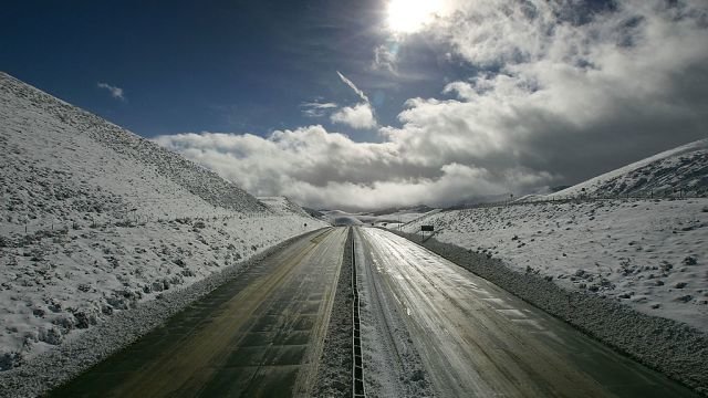 Interstate 5 california snow