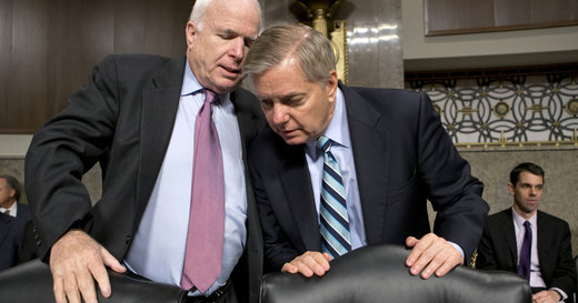 Click to enlarge John McCain and Lindsey Graham