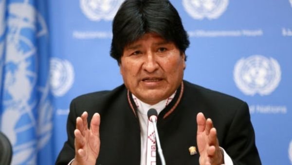 Click to enlarge Evo Morales