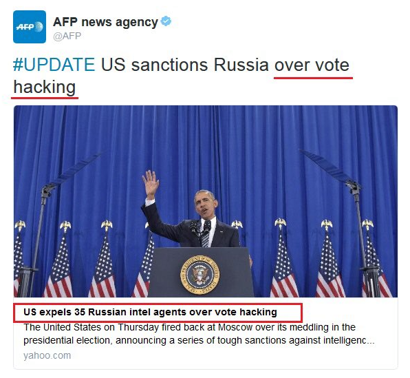 AFP Russia hacked vote