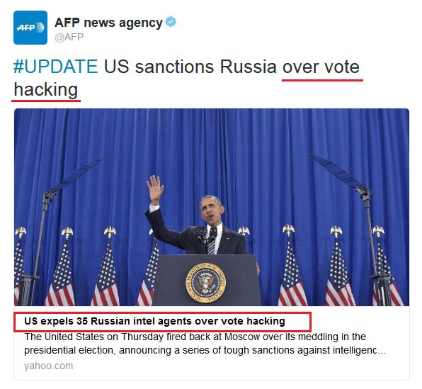 Click to enlarge AFP Russia hacked vote