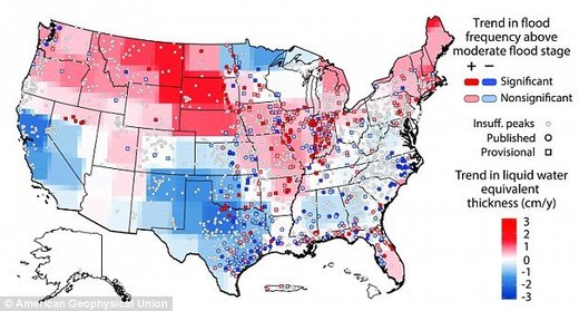 map shifting rainfall USA