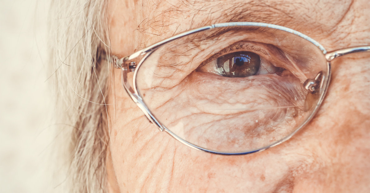woman's eye